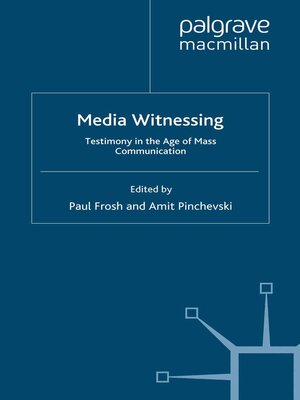 cover image of Media Witnessing